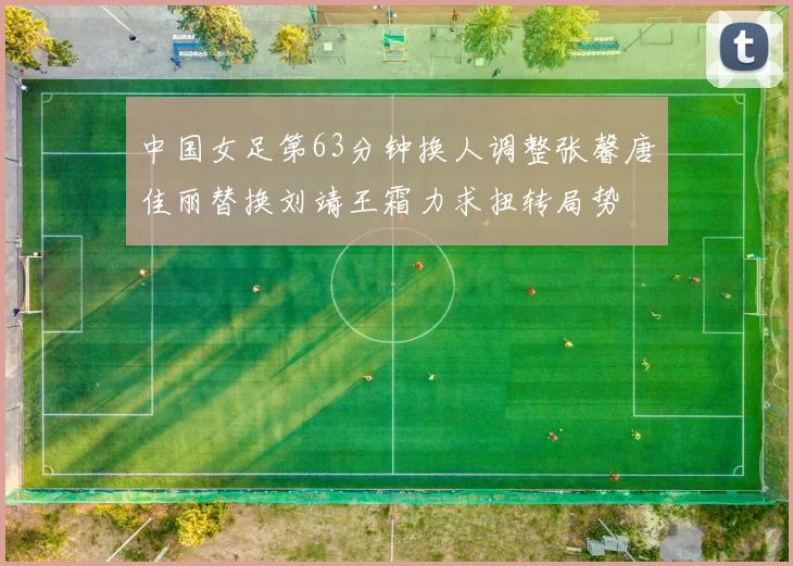 中国女足第63分钟换人调整张馨唐佳丽替换刘靖王霜力求扭转局势
